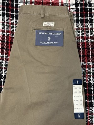 Polo Ralph Lauren Hammond chino pants khaki size W38 L32. NWT
