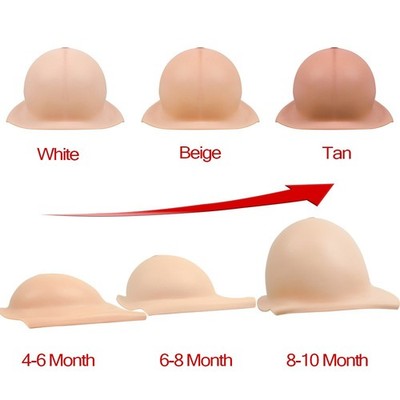 SilkEase Silicone Fake Pregnant Belly Pregnancy Tummy For Crossdresser Cosplayer
