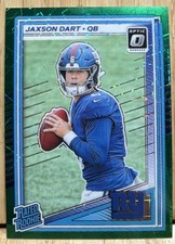 2025 Panini Donruss Optic - Rated Rookie Jaxson Dart #273 Green Prizm /5 (RC)