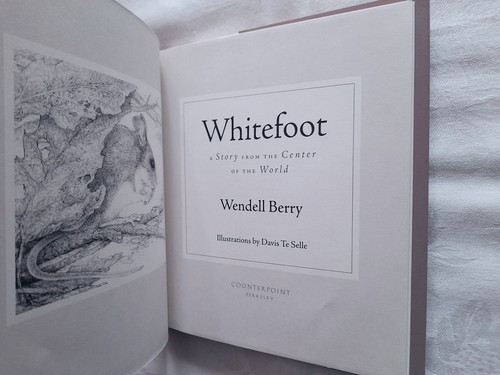 WHITEFOOT ~ A Story From The Center Of The World by WENDELL BERRY (Hc, 2009) - Picture 8 of 9