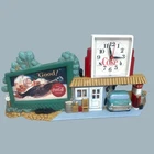 Vtg Coca-Cola Route 66 Gas Station Clock Chevy Burwood #3130