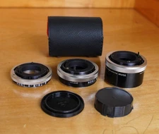 Vivitar for Canon FD Automatic Extension Tube Set Excellent Condtition  KE