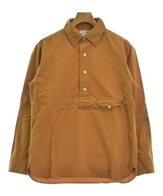 Soundman Casual Shirt Orange 38(Approx. S) 2200515634532