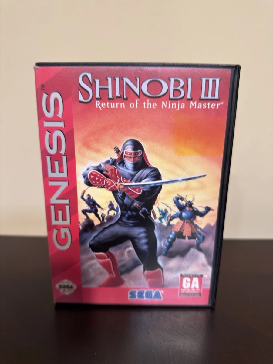 Shinobi III Return Of The Ninja Master - SEGA Mega Drive - Complet EUR - Très Bon état