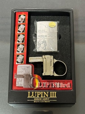 Zippo Lupine the Third Gun Action Goemon Vintage Made in 2000 Feuerzeug