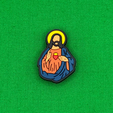 Jesus Christ Religious Christian Faith Shoe Clog Charm Compatible with Croc