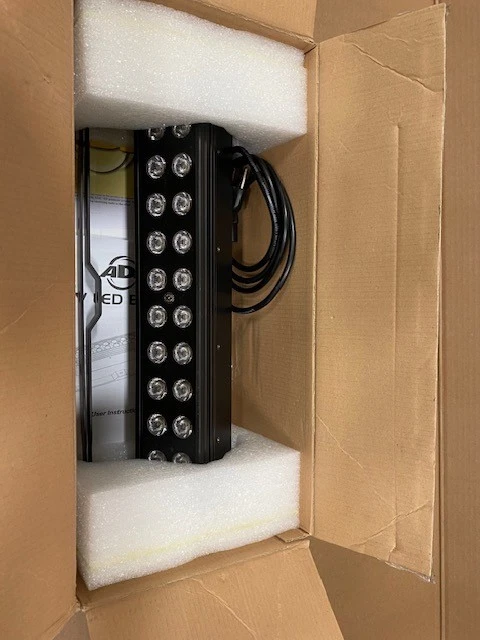 American DJ ADJ UV LED BAR20 IR DMX Ultraviolet Bar Wash Blacklight with Remote - Image 4 of 4