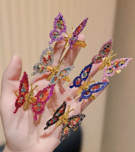 Y2K Butterfly Hair Clips