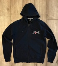 Nike Air Jordan Flight Full Zip Up Fleece Hoodie-Men's M-Black-895830-010