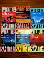 #244 Lotto 6 Vol. Wilbur Smith - Ed. TEA - *Titoli in Descrizione* Avventura