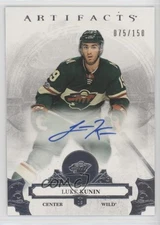 2017-18 Artifacts Roman Numeral Rookies Redemptions /150 Luke Kunin #VI Auto RC