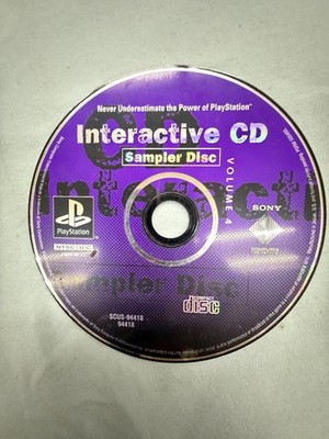 Interactive CD Sampler Disc Volume Four For PlayStation