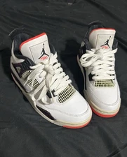 2019 Air Jordan 4 Retro 'Pale Citron Size 6Y