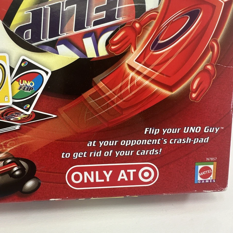 Juego de Cartas Abatible Mattel Uno Objetivo Exclusivo Completo En Caja Raro Foto 2 de 4
