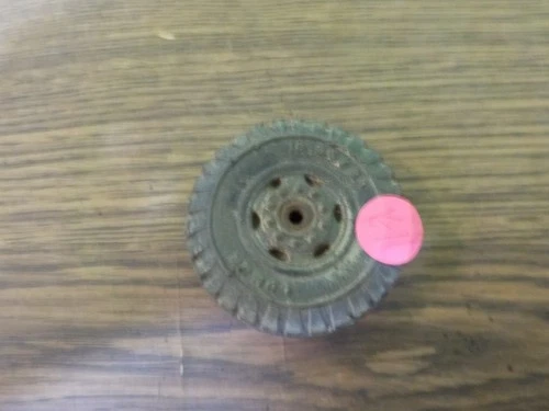 vintage marx truck one plastic tire 10.00x20 for parts