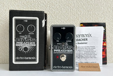 Electro-Harmonix EHX Bass Preacher Bass Guitar Compressor Sustainer Pedal Tested