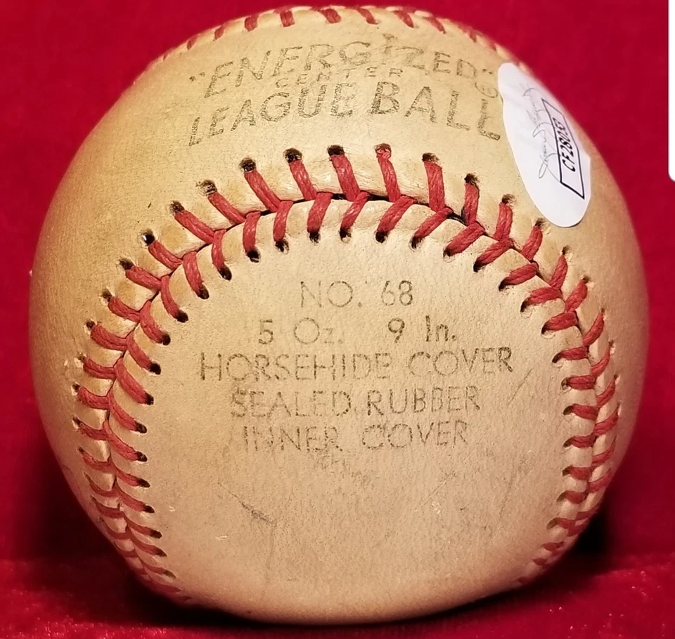 1960s CARL YASTRZEMSKI Signed Ball Boston Red Sox Team HOF vtg JSA Triple Crown - Image 4 of 4