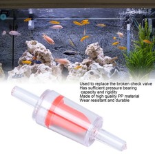 (4mm Red)10 Pcs 4mm PP Pump Check Valve For Fish One Way Stop Valve Rium