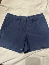 LOFT The Riviera Short Dark Wash Stretch Denim NChino Womens Sz 6 EUC