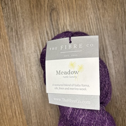 The Fibre Company Yarn Meadow “Purple Trillium” Wool Llama Silk Linen 545 Yds - Picture 2 of 8