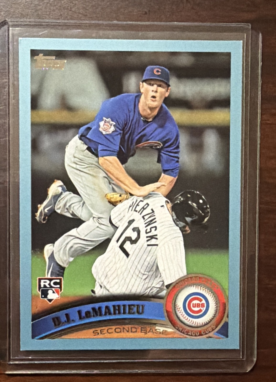 2011 Topps Update Series - D.J. LeMahieu #US205 Blue (RC) Rookie Chicago Cubs