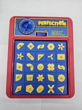 Hasbro Perfection Game Complete 25 Shape Piec...