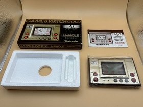 Nintendo Game & Watch MANHOLE MH-06 Gold Series 1981 Mint in Box