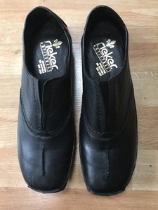 rieker ladies black shoes