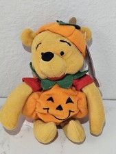 Disney Halloween Winnie The Pooh Mini Bean Bag Plush NEW FAST SHIPPING 7 Inch