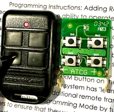 Genuine OEM Code Alarm CATX520 4-Button Car Keyless Entry Remote ELVATCG ELVATEC