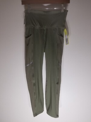 All In Motion Women's Moss Green Track Pants Size X-Small New With Tags