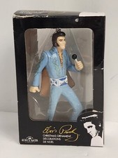 Elvis Presley Christmas Ornament Blue Suit w Microphone, Kurt Adler
