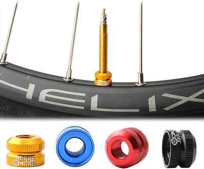 Bike Vacuum Tire Presta Valve Nut Bicycle Inner Tube Valve Nuts