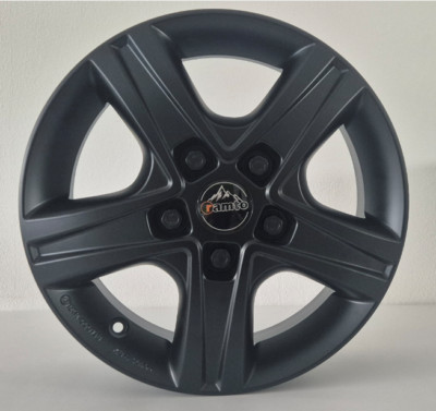 Borbet CWD schwarz matt  6x16'' ET68 LK5 118 für FIAT Ducato Jumper Wohnmobile