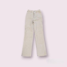 Rare Vintage 70s Levi's Beige Corduroy Pants Distressed 25x32