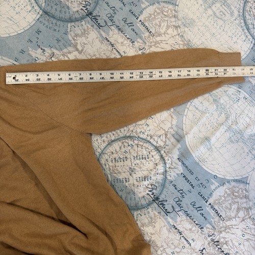 Pendleton Cotton Cashmere Long Sleeve Pullover Sweater Beige XL Minimalist Prep - Picture 5 of 14