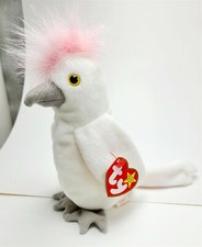 Ty Beanie Baby KUKU the COCKATOO, 1998 Original Retired ERROR