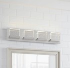 Home Decorators Collection 28025-HBOS Alberson 4-Light LED Vanity Light, Chrome