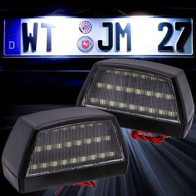 2 x Led Kennzeichenbeleuchtung passend für VW T4 | T5 | T6 Pritsche | kaltweiß