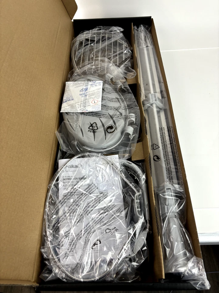 Artika Azzuro натяжной стержень душа Caddy органайзер с зеркалом из нержавеющей стали новый - Изображение 4 из 4