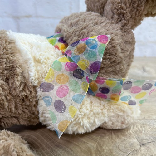 Animal Adventure Plush Easter Bunny Rabbit Tan Brown Floppy Stuffed Lovey Toy - Picture 7 of 12