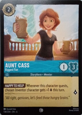 138/204 AUNT CASS BIGGEST FAN COMMON DISNEY LORCANA CARD