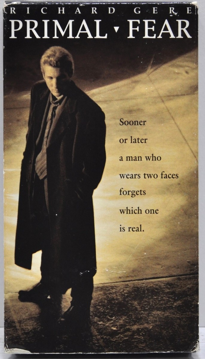 Primal Fear - VHS - 1996 Edward Norton - Richard Gere | eBay