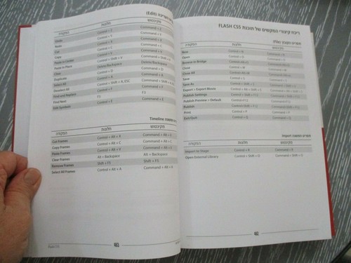 Flash CS5, official guide book, h/c, 494 pp, 1st Hebrew edit.,Israel, 2011 - Picture 11 of 11