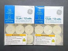 LED Flickering 24 Tea Light Flameless Candles Weddings Luminarias GE Staybright