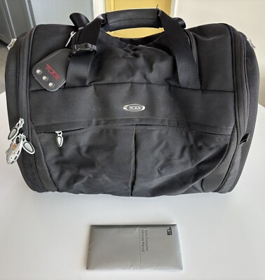 TUMI T3 Factor Black 20  Duffle Bag Carry on Luggage TSA Approved Lock
