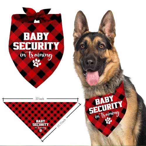 Baby Security in Training Dog Bandana Pet Dog Triangle Scarf Bandanas Bibs Pe... - Picture 3 of 4