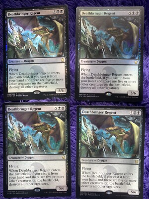 MTG FOIL Deathbringer Regent Englisch, Promo Playset (x4)