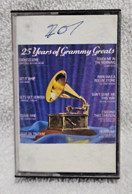 25 Years Of Grammy Greats RETRO audio music MOTOWN artists Cassette TAPE