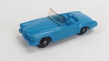 Tomte Laerdal Stavanger Norway Gummiauto Nr. 11 - Mercedes 190 SL in blau
